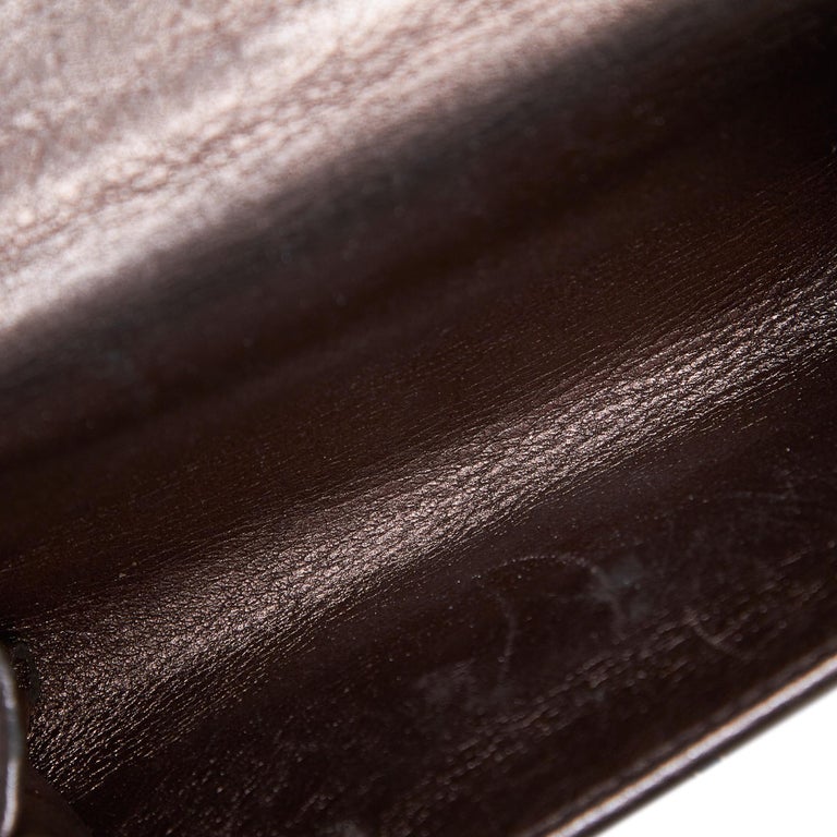 Ferragamo Gray Leather Metallic Belt Bag Italy For Sale at 1stDibs