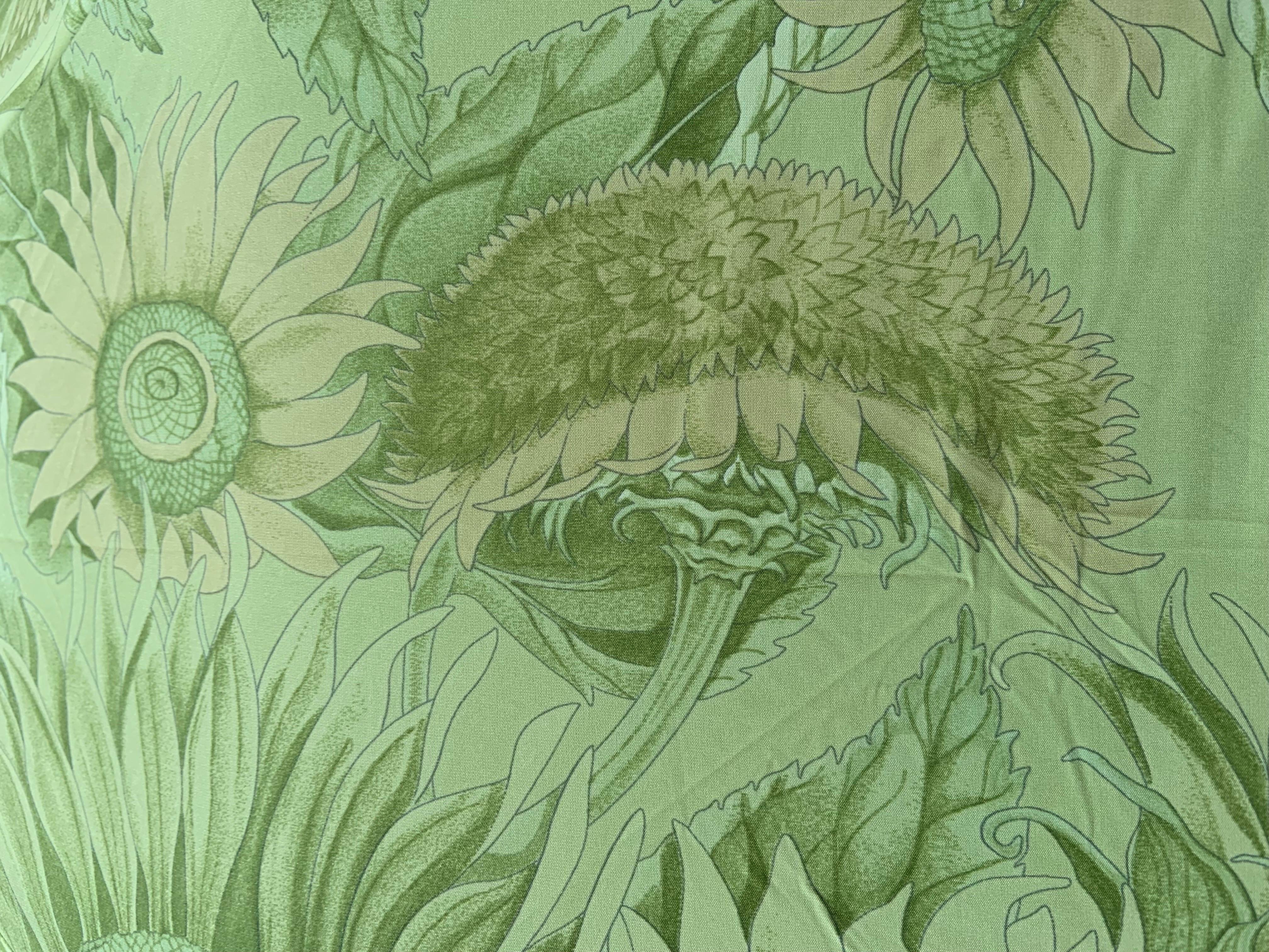 Vert Ferragamo - Parapluie pliable à imprimé tournesol vert
