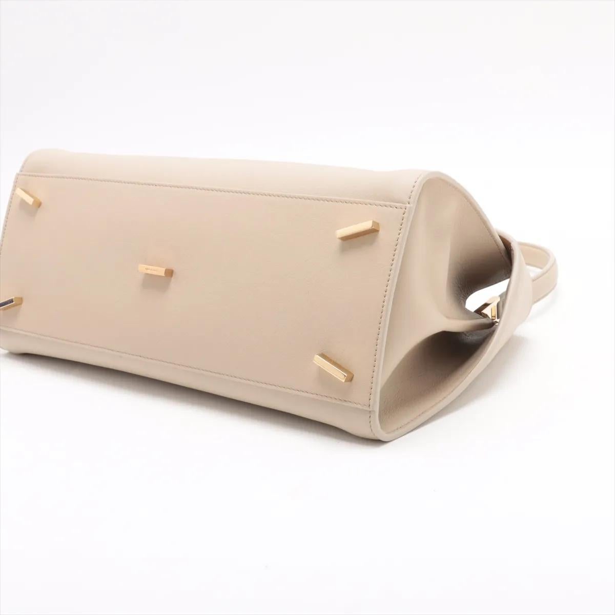 Donna *Borsa in pelle Ferragamo Beige in vendita