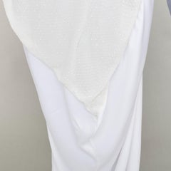 FERRAGAMO Maximilian Davis 2023 Bridal Final Look crystal draped gown IT40 S