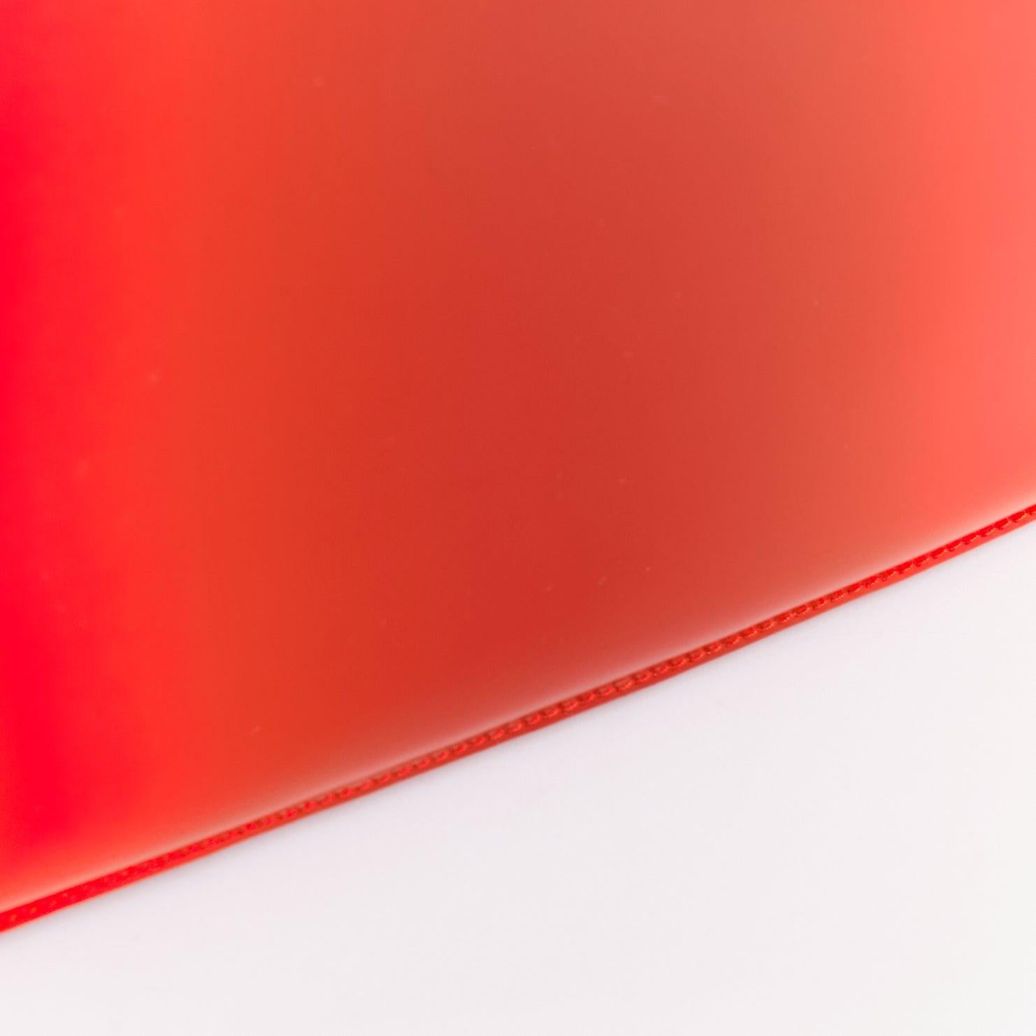 FERRAGAMO Maximilian Davis 2023 Runway Wanda sunset red orange airbrush calf bag en vente 1