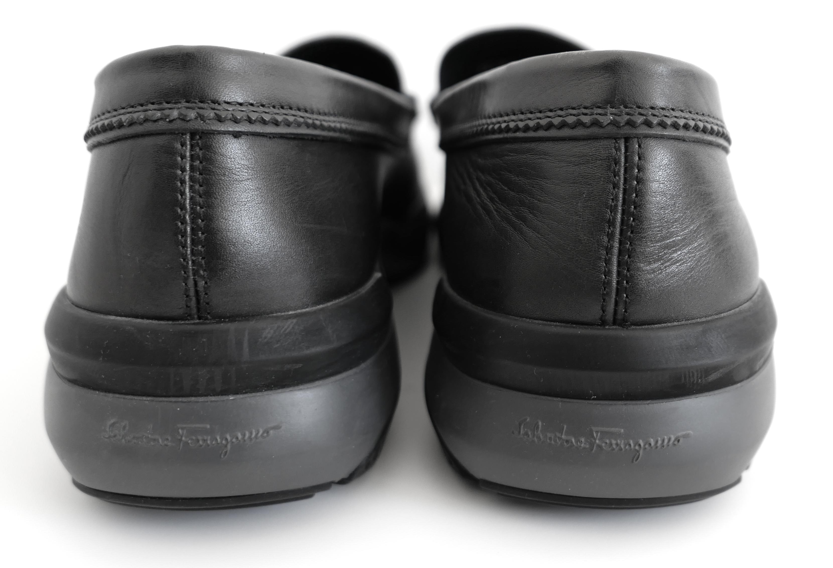 Zapatos Mocasines con Suela Moldeada Ferragamo Negro en venta