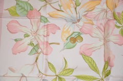 Ferragamo Tiger Lilies and Orchids Silk Jacquard scarf