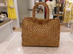 Ferragamo Studio RAFFIA Box Bag – brandneu