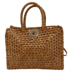 Ferragamo Studio RAFFIA Box Bag – brandneu