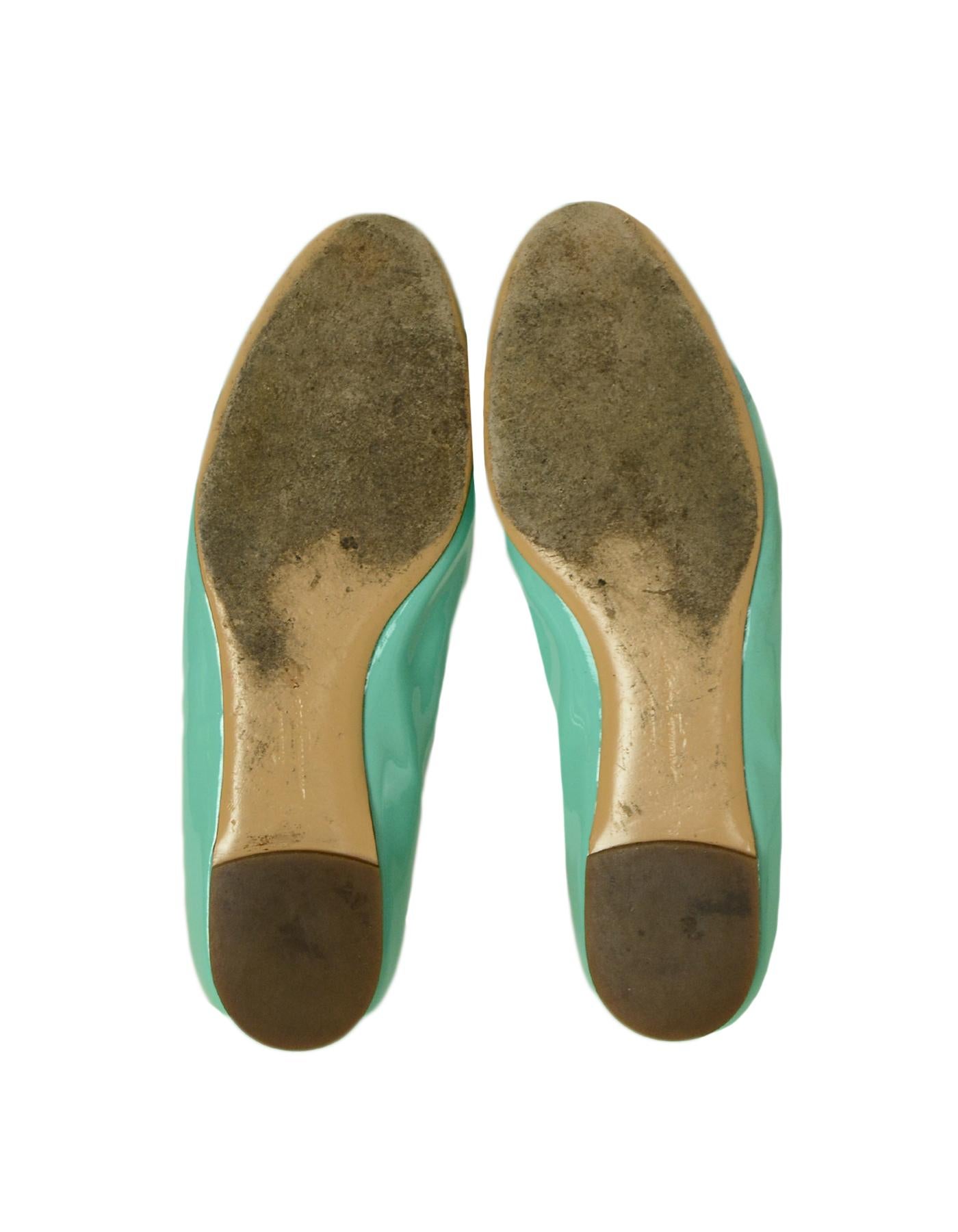 turquoise ballet flats