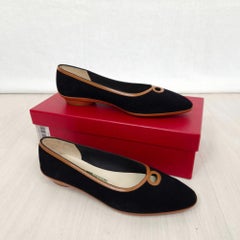 Ferragamo's Creations limited edition suede ballerinas