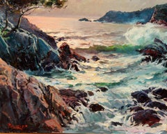 Óleo sobre tela - Vista de la Costa Brava