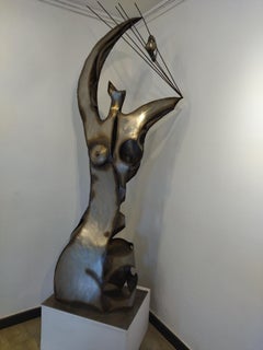 F. Soriano 27.29.2 Mujeres «ALEGORIA» 2007, escultura original de hierro y chapa