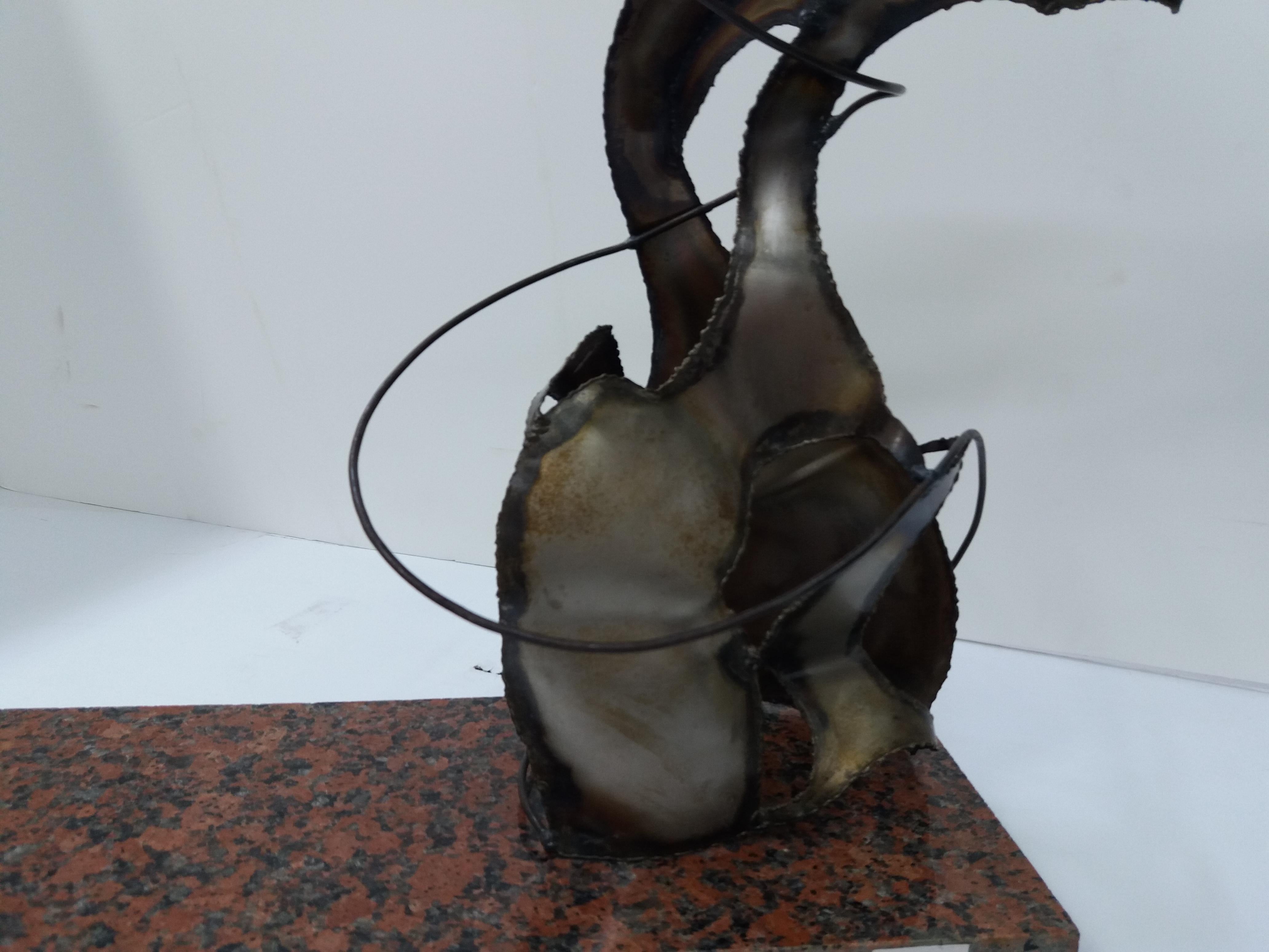 Ferran Soriano 9 Gimnasta  Escultura original de acero en venta 7