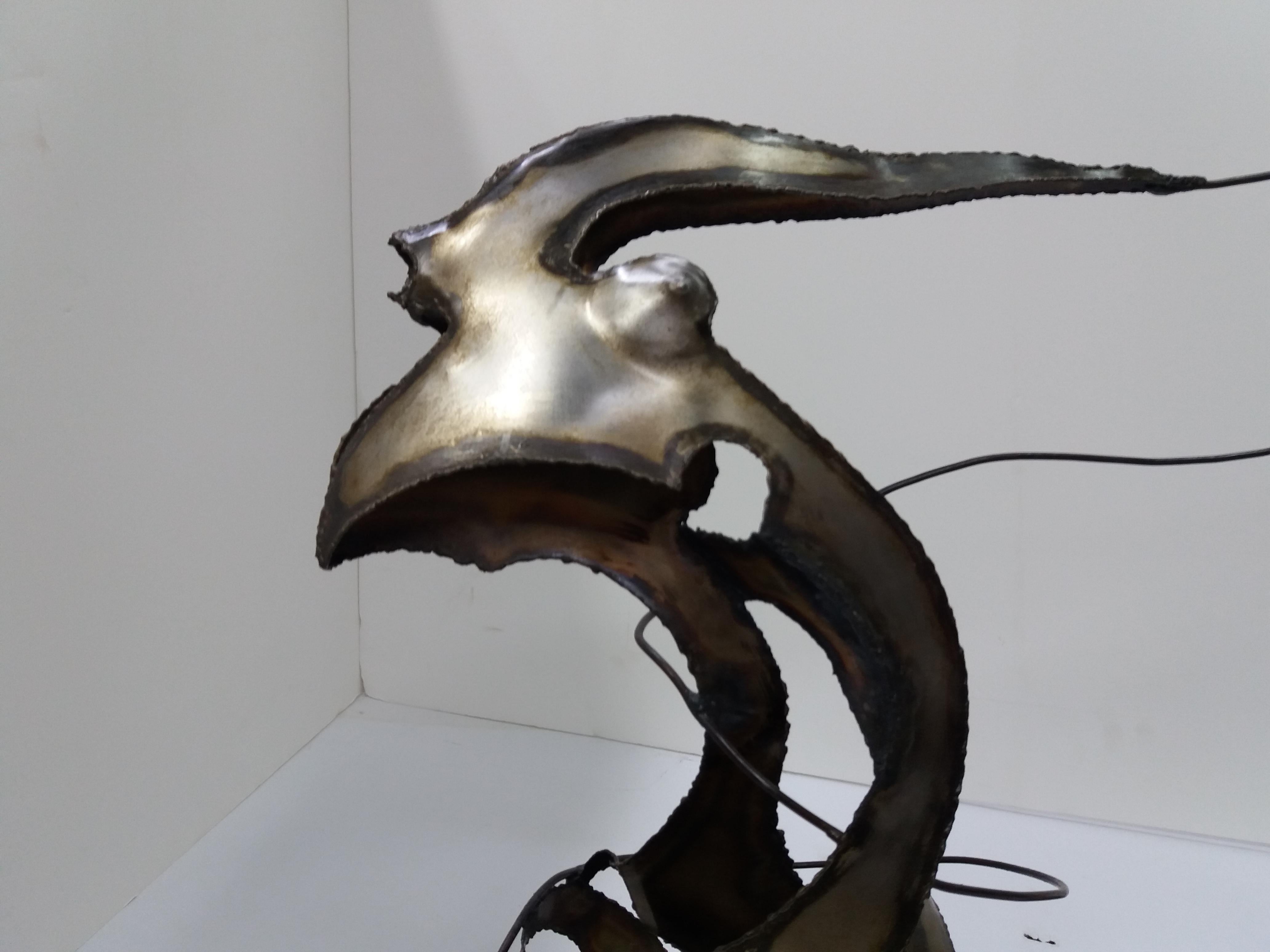 Ferran Soriano 9 Gimnasta  Escultura original de acero en venta 8