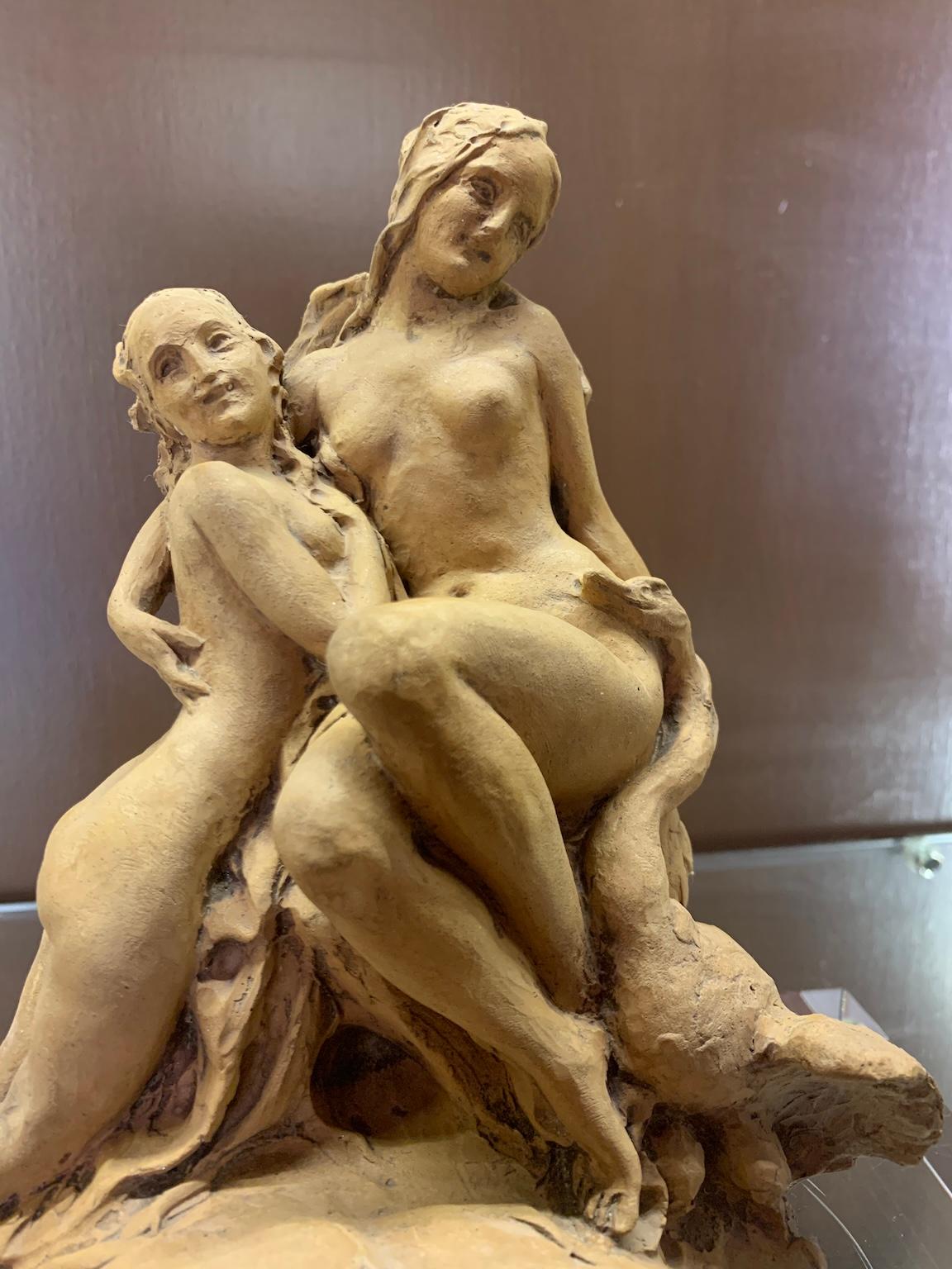 Terracotta figurativa italiana a tema mitologico dei primi del Novecento For Sale 3