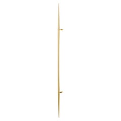 Ferrão 7/8" Wall Lamp, 130cm, by RAIN, Contemporary Lamp, Brass