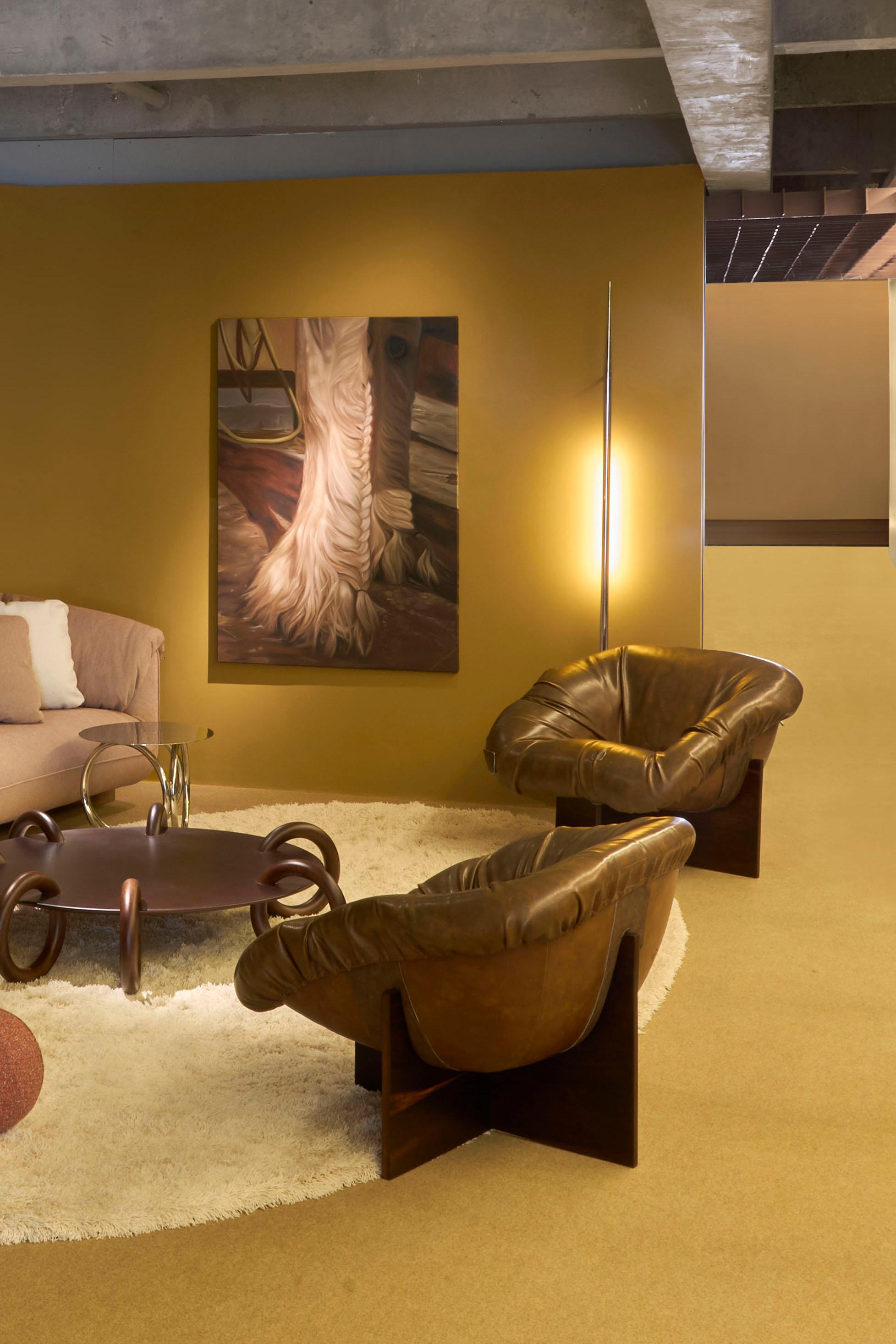 Ferrão Wall Lamp, 150cm, by Rain, Lampe contemporaine, Aluminium, Chrome en vente 3