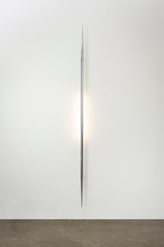 Lampada da parete Ferrão, 150 cm, di Rain, Lampada contemporanea, Alluminio, Cromo