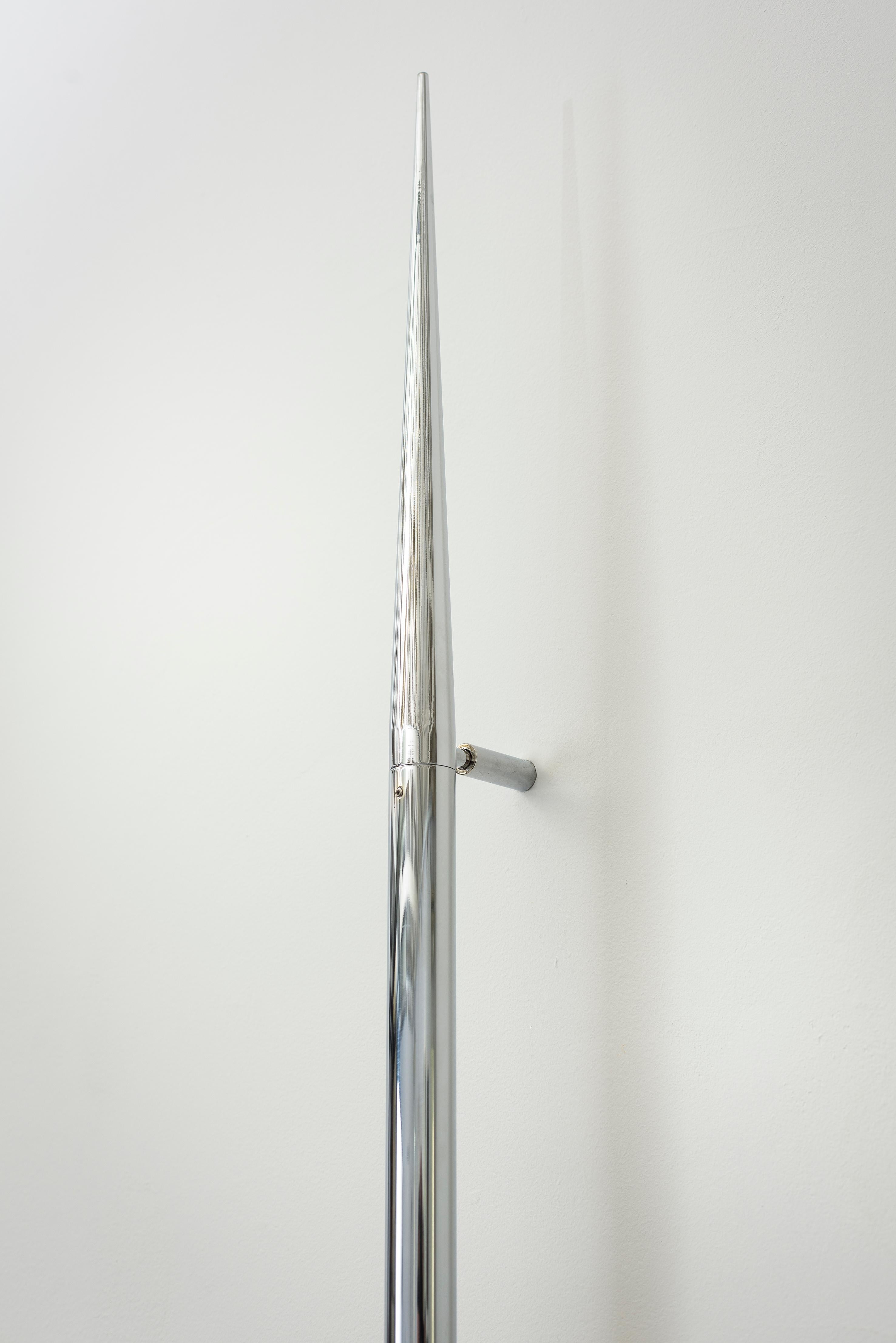 Brazilian Ferrão Wall Lamp, 150cm, by Rain, Contemporary Lamp, Aluminium, Chrome For Sale
