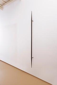Ferro Wandleuchte 180cm, von RAIN, Zeitgenössische Lampe, Aluminium, schwarz