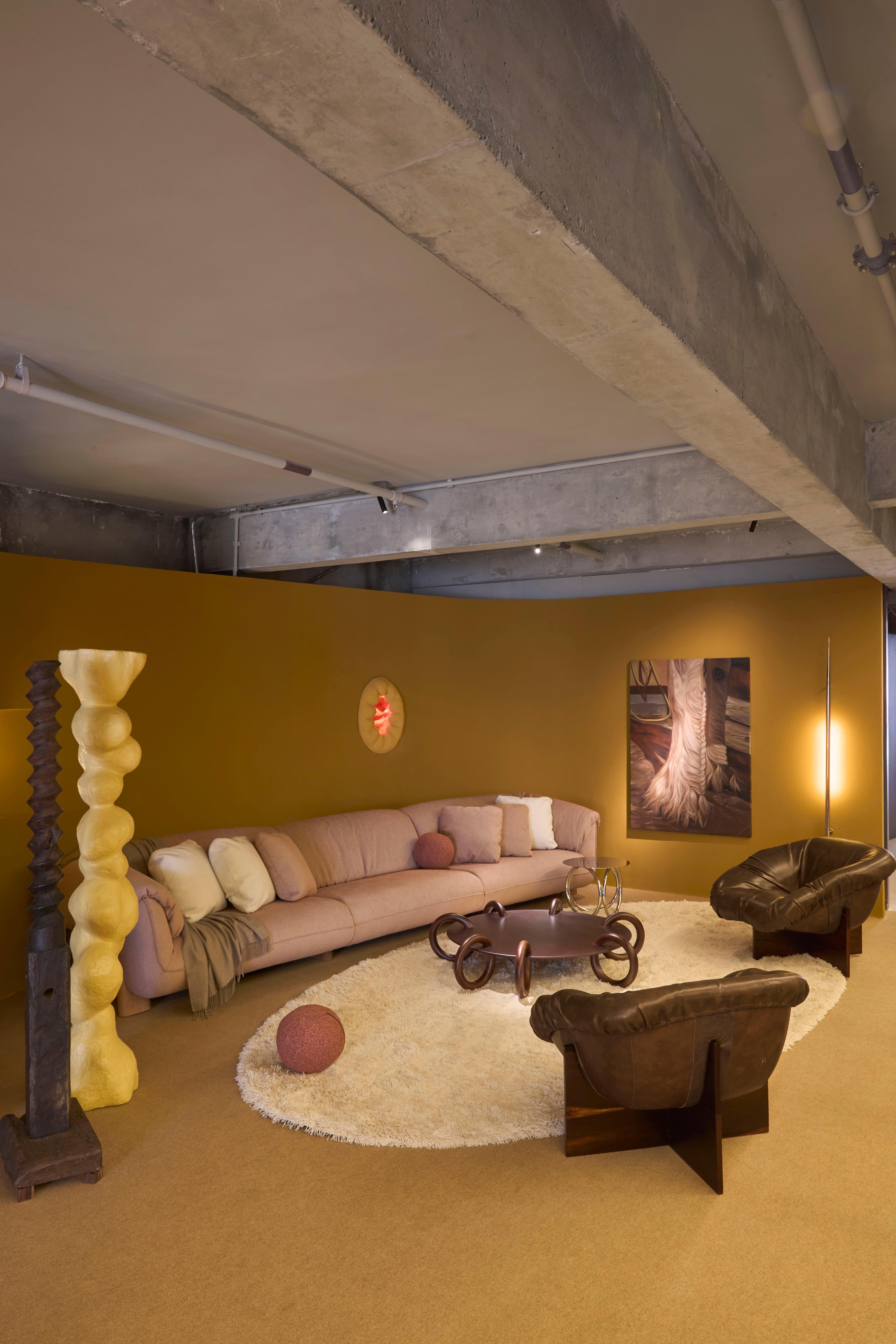 Ferrão Lámpara de Pared, 210cm, by RAIN, Lámpara Contemporánea, Aluminio, Cromo en venta 1