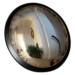 Miroir mural convexe Ferrara Nero 113 cm