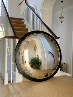 The Convex Mirror Company- 52" Ferrara Nero Convex Wall Mirror