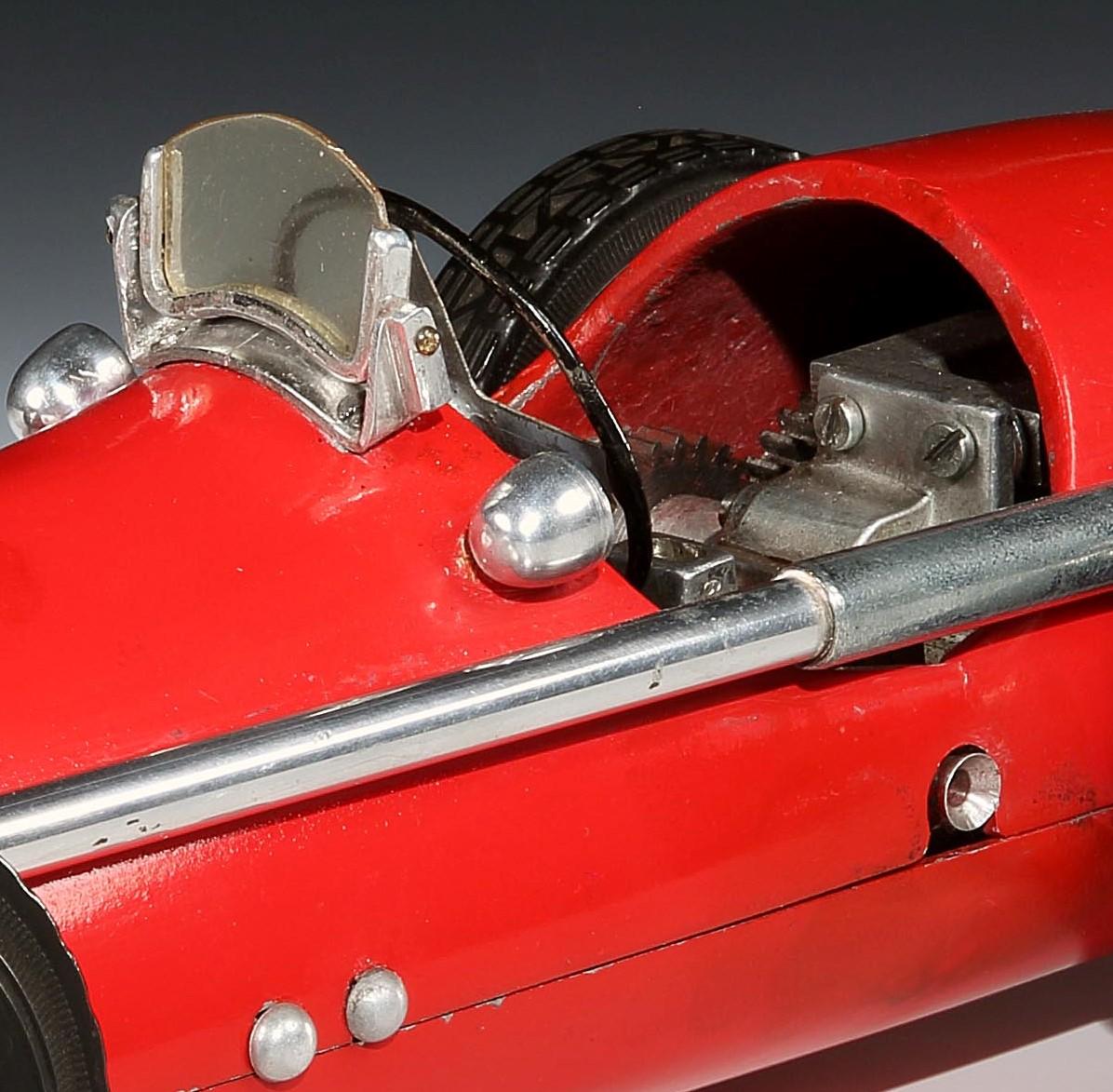 Other ‘Ferrari 500 F2' Cast Aluminium Pylon or 'Tether' Racing Car Toy by Vega, 1952