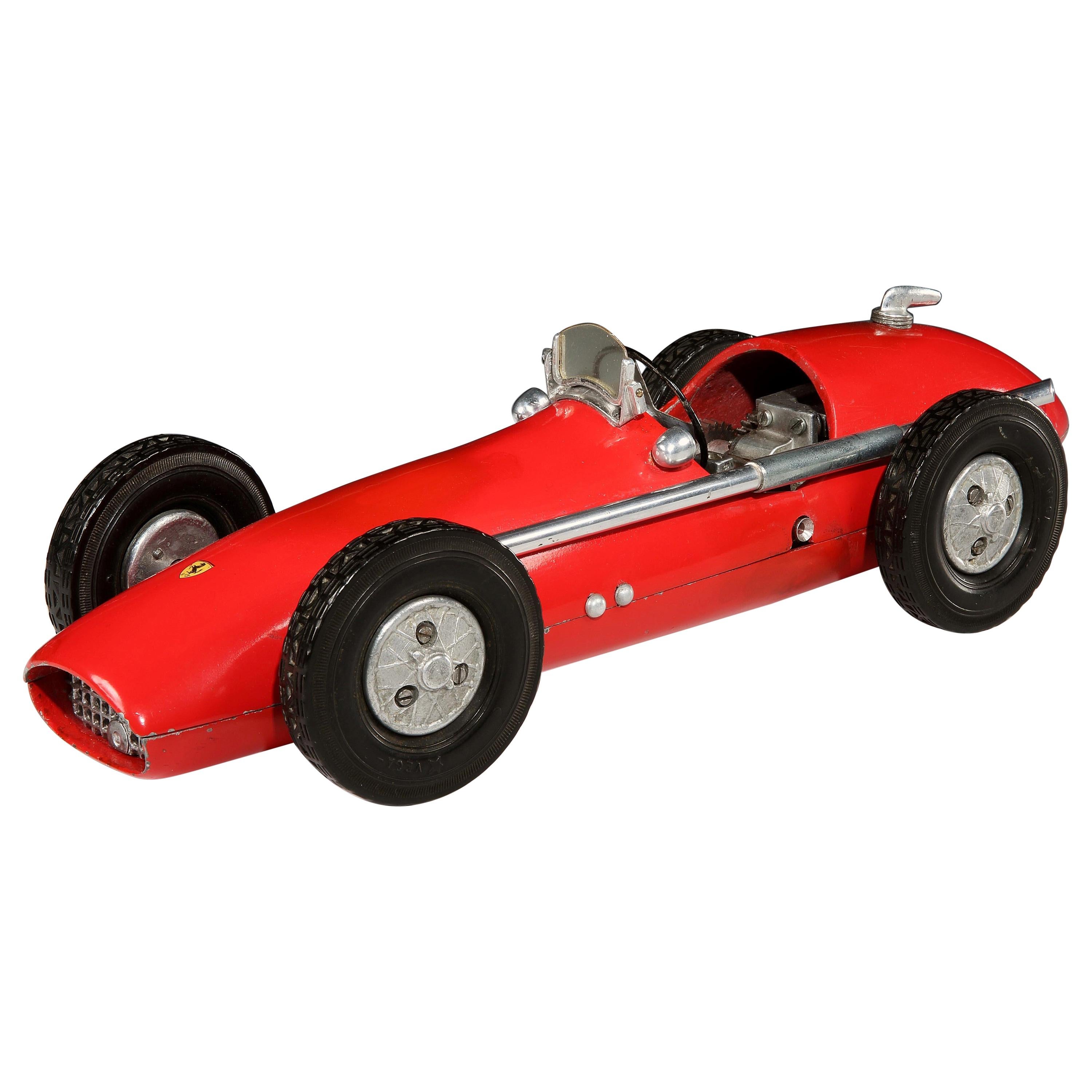 ‘Ferrari 500 F2' Cast Aluminium Pylon or 'Tether' Racing Car Toy by Vega, 1952