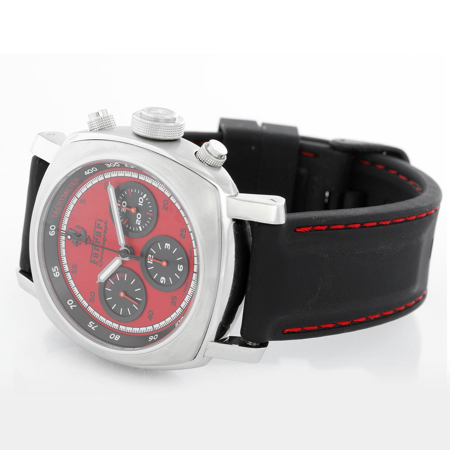 Ferrari by Panerai Granturismo Chronograph Men's Watch FER00013 In Excellent Condition In Dallas, TX