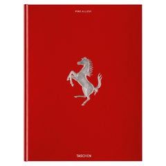 Ferrari par Pino Allievi. Livre à couverture rigide avec reliure en similicuir.