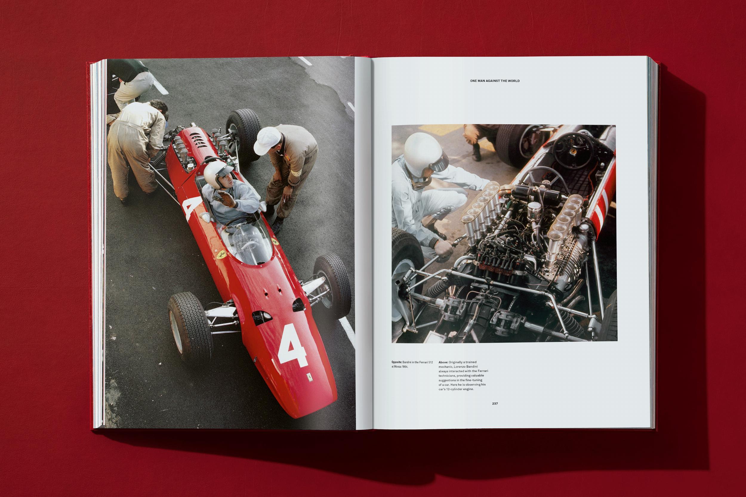 Ferrari by Pino Allievi. XL hardcover book with Leatherette binding. For Sale 6