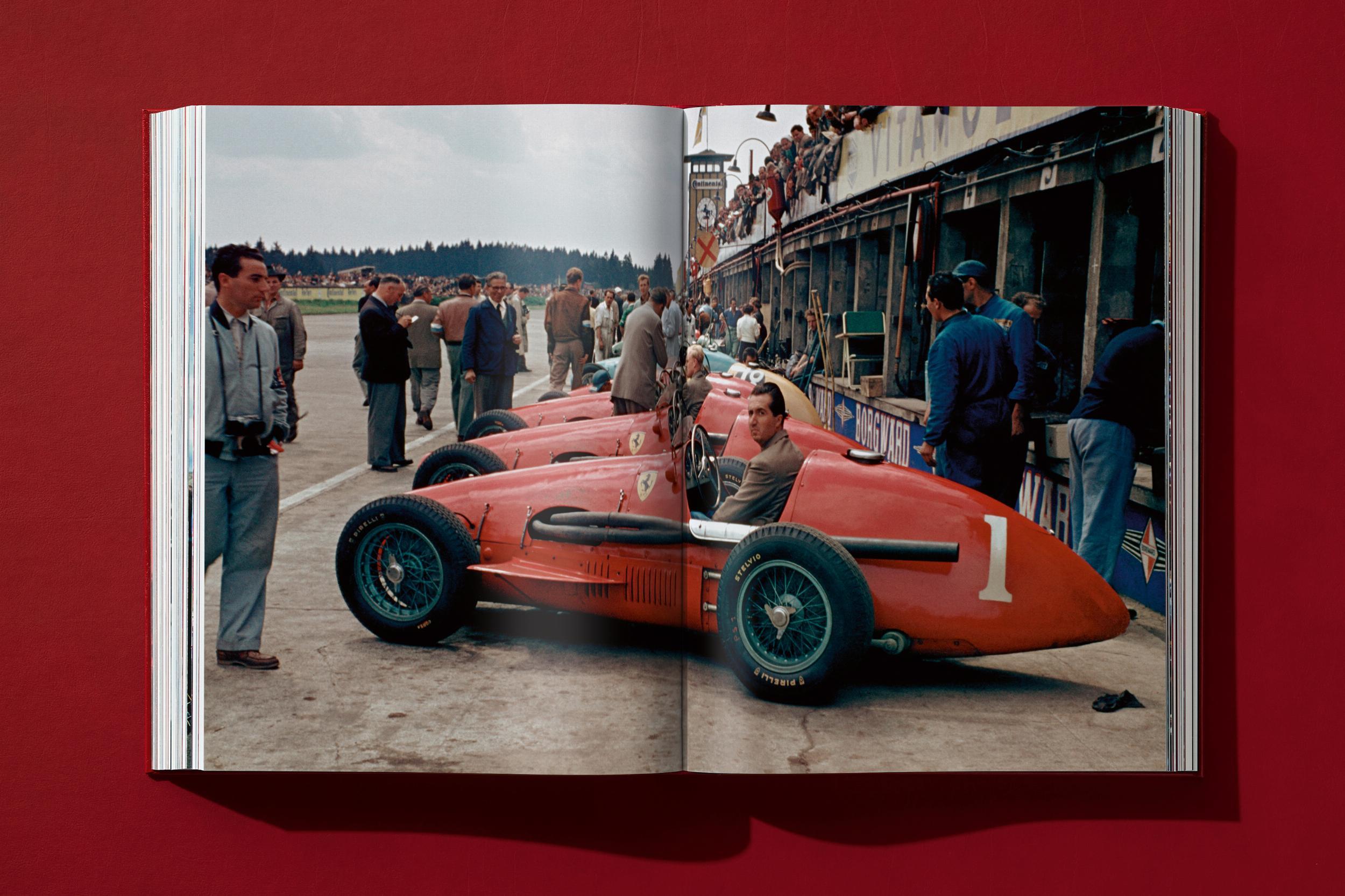 Ferrari by Pino Allievi. XL hardcover book with Leatherette binding. For Sale 7
