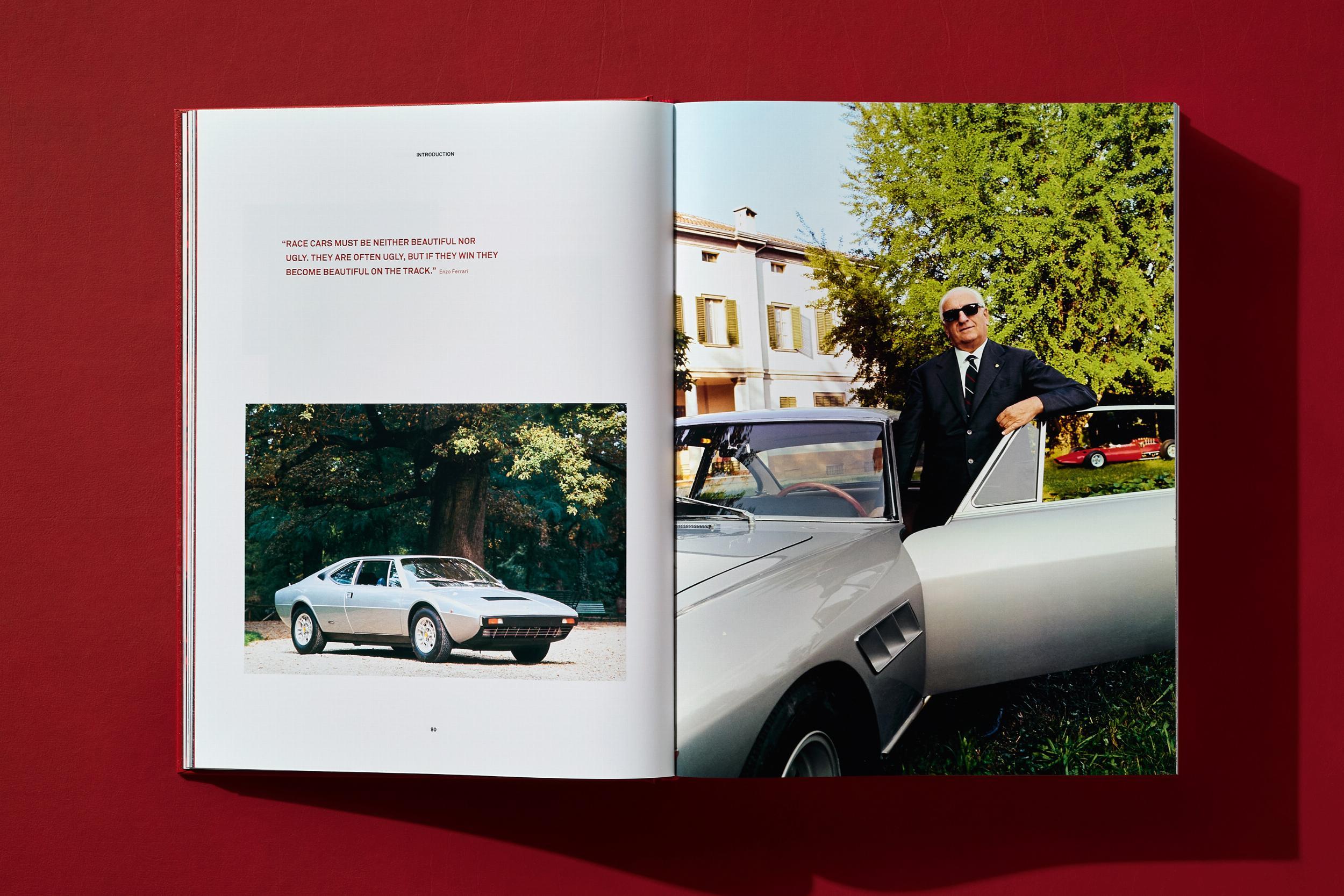 Ferrari by Pino Allievi. XL hardcover book with Leatherette binding. For Sale 1