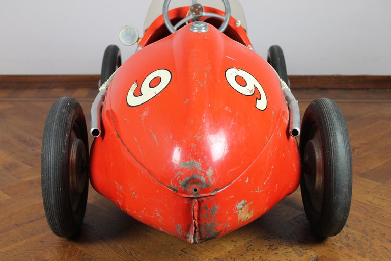 Ferrari Pedal Car by Corrado and Remondini, Italy, Child's Racer Car