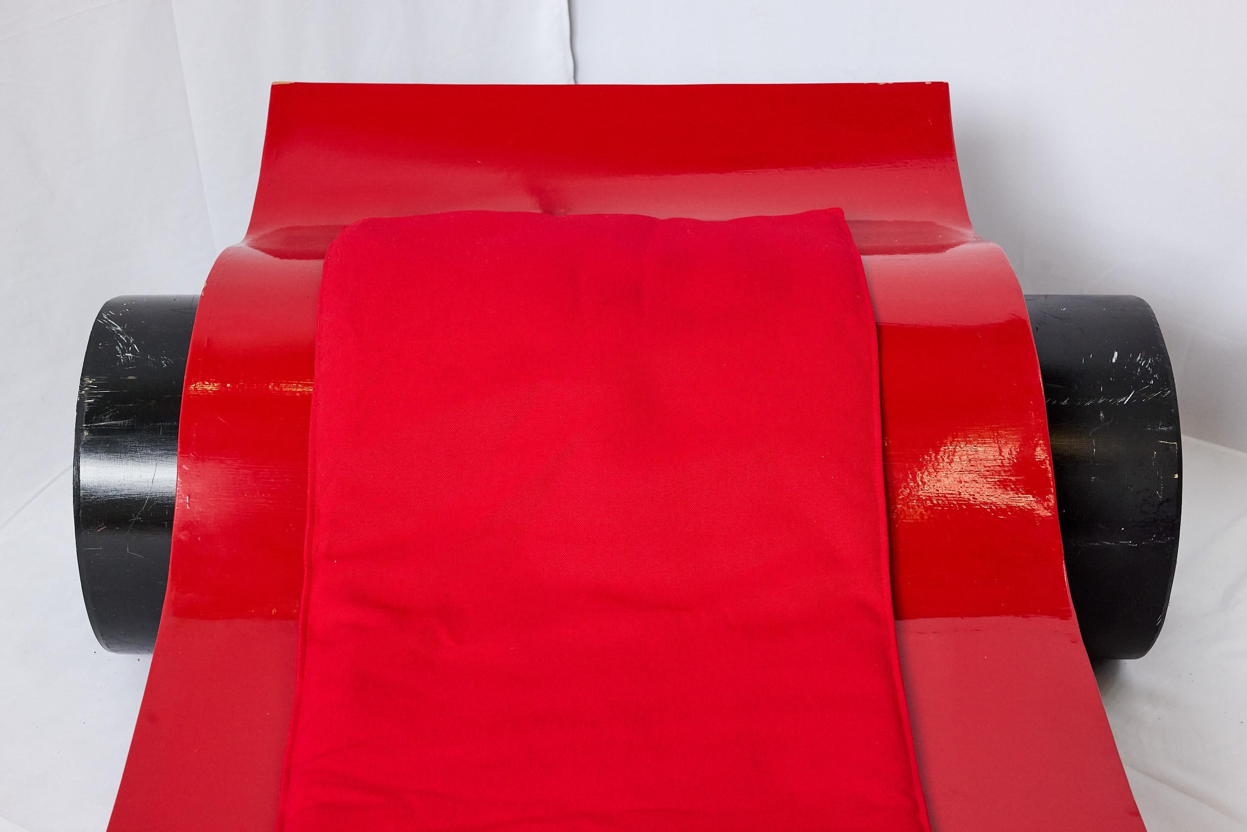 Lettino laccato rosso Ferrari, personalizzato, Italia in vendita 5