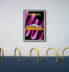 Ferrari Scaglietti 250 LM 1964 par LES AUTO GRAPHIQUE : Affiche à tirage limité
