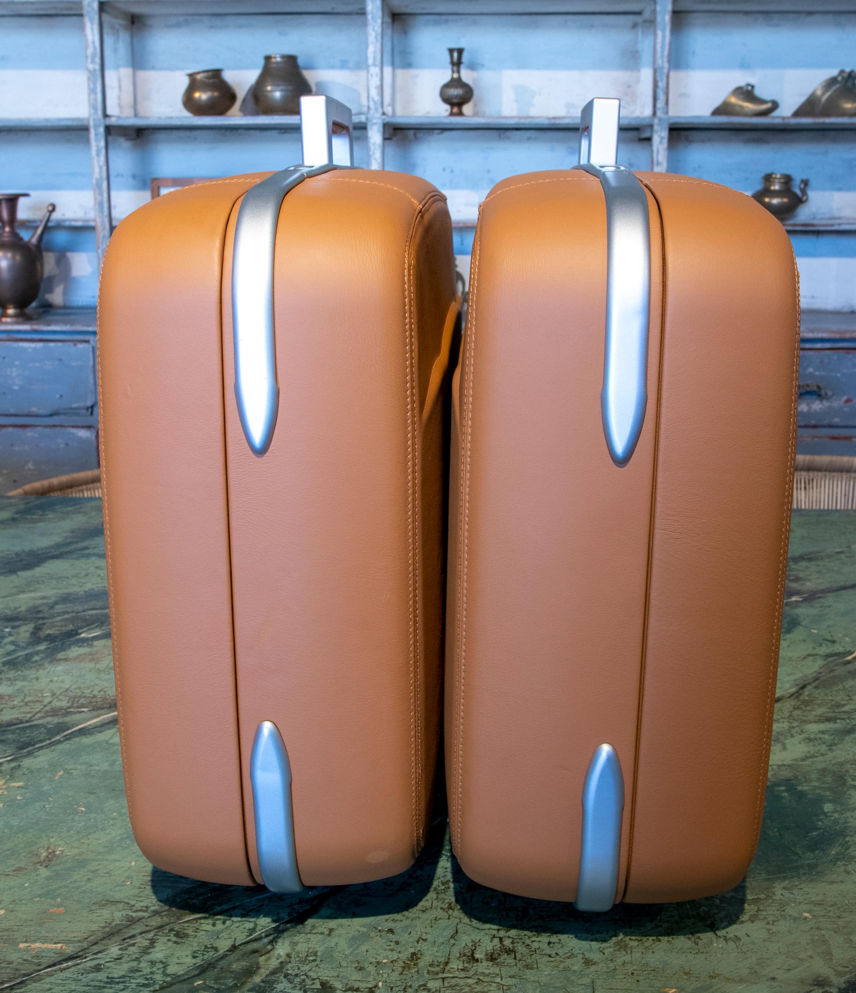 leather suitcase set