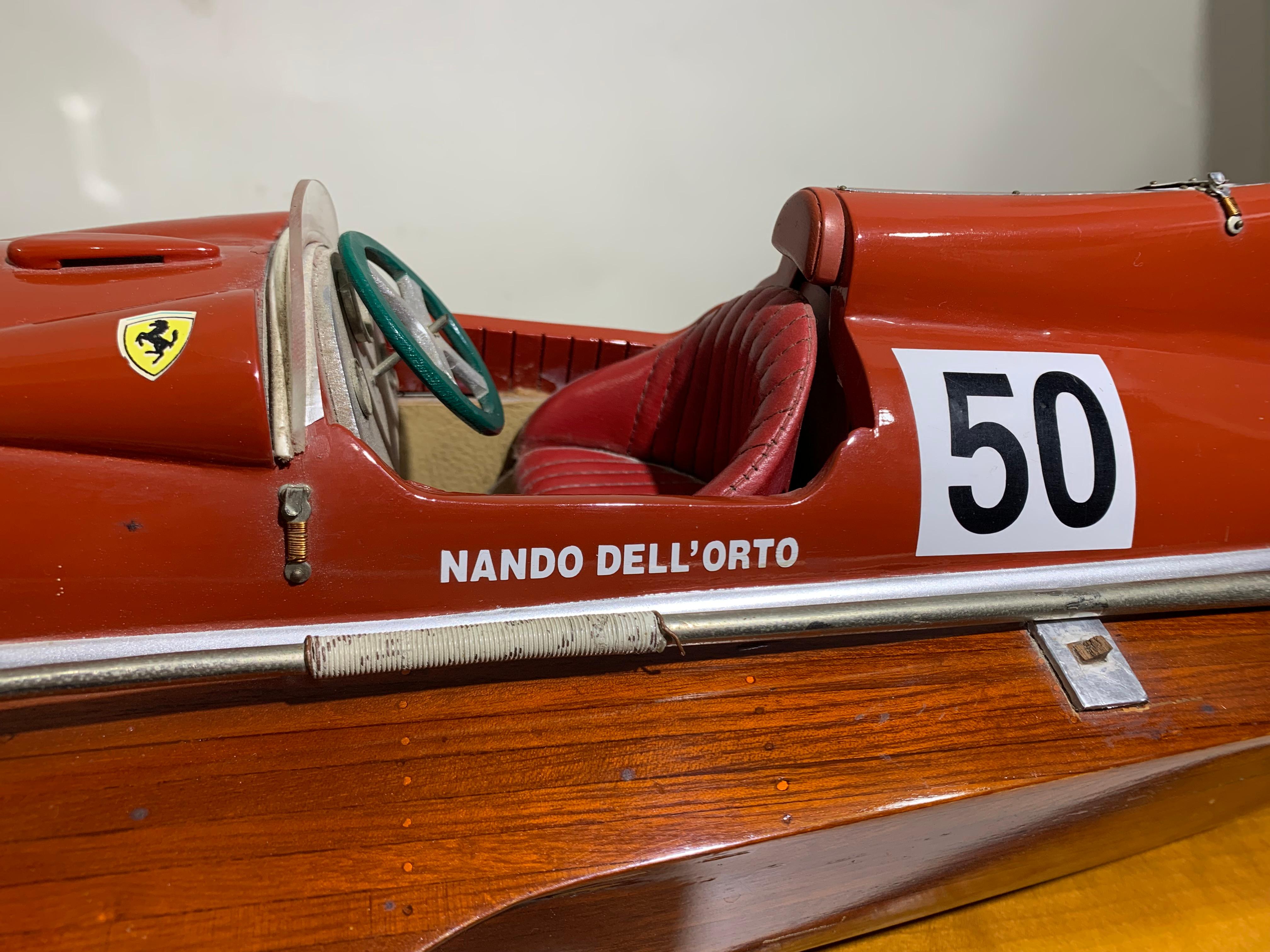 Ferrari Vintage Arno XI Holz- Speedboat aus Holz, Vintage  (Art déco) im Angebot