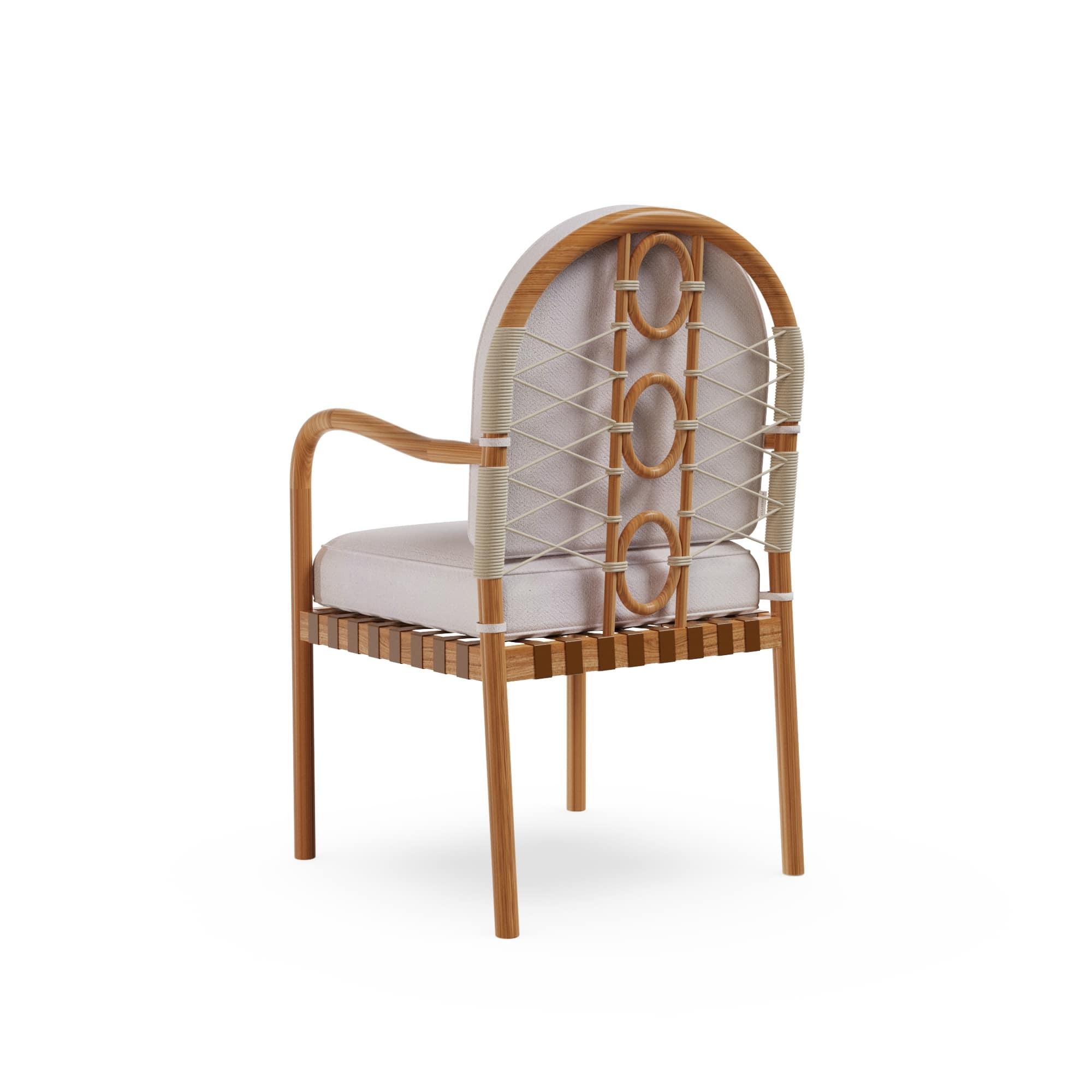 Ferrat Outdoor-Esszimmerstuhl aus Iroko-Holz im Zustand „Neu“ im Angebot in Carvalhosa, PT