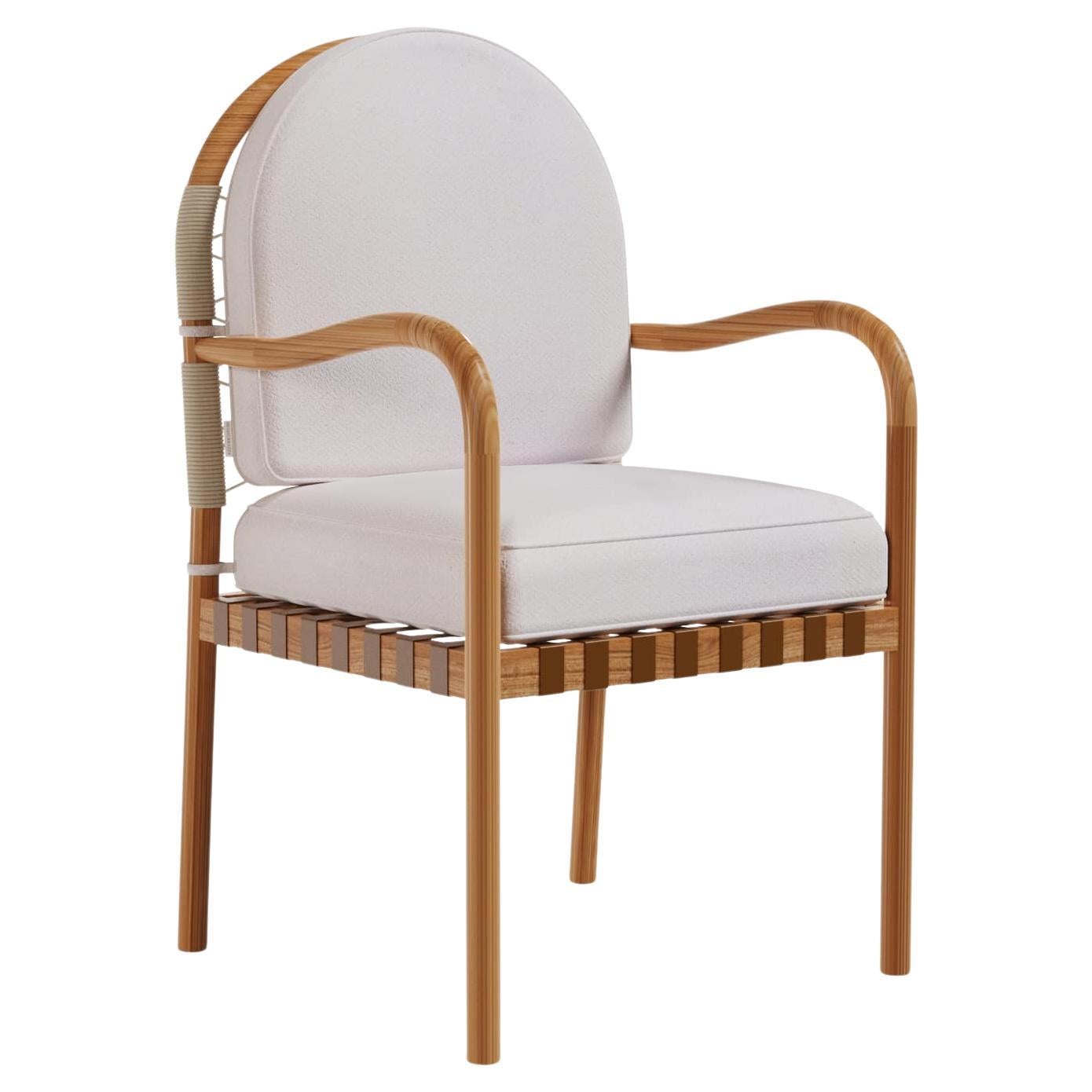 Ferrat Outdoor Dining Chair in Iroko Wood