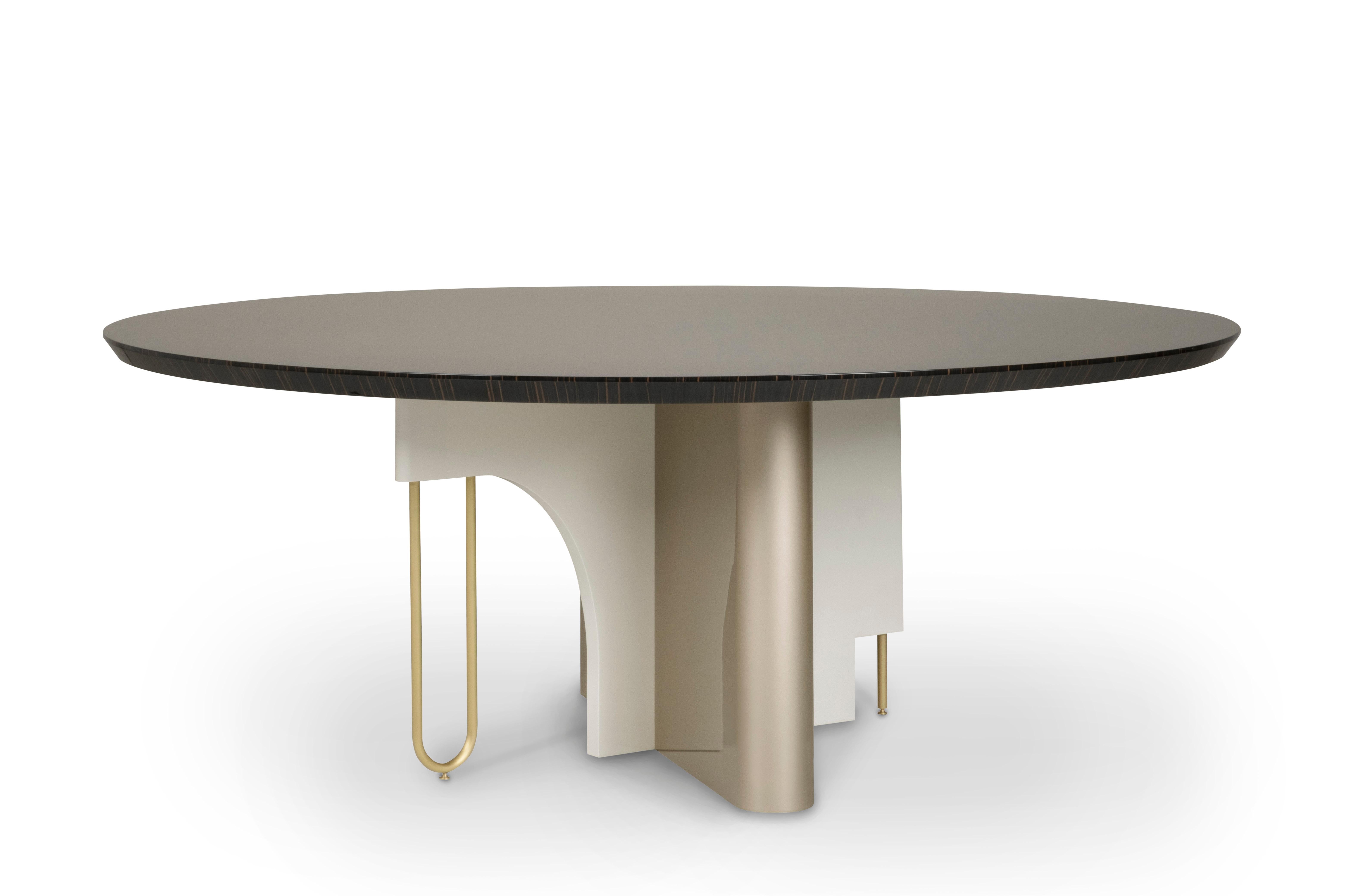Ferreirinha Dining Table, Contemporary Collection, Handcrafted in Portugal - Europe by Greenapple.

The Ferreirinha wood dining table pays homage to the lasting legacy of Antónia Adelaide Ferreira, a visionary businesswoman who defied the