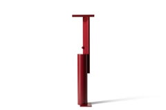 Lampada da terra Ferrerol Babin Polyshape in alluminio rosso di Cassina