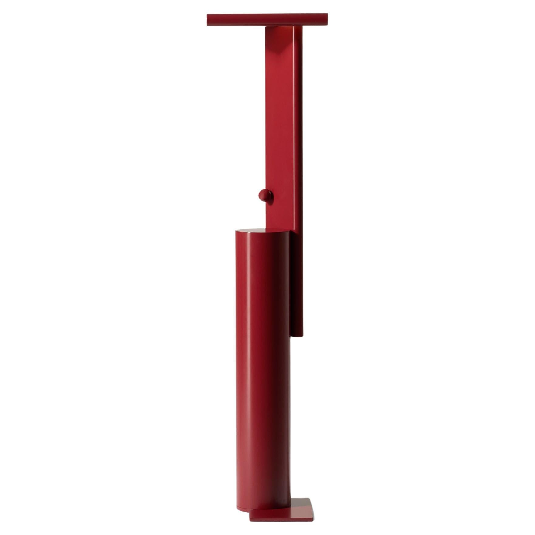 Ferrerol Babin Polyshape Red Aluminium Floor Lamp by Cassina