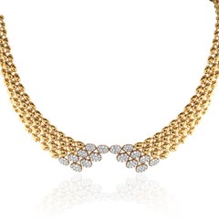 Ferri Firenze, 18K Gold Diamond Necklace