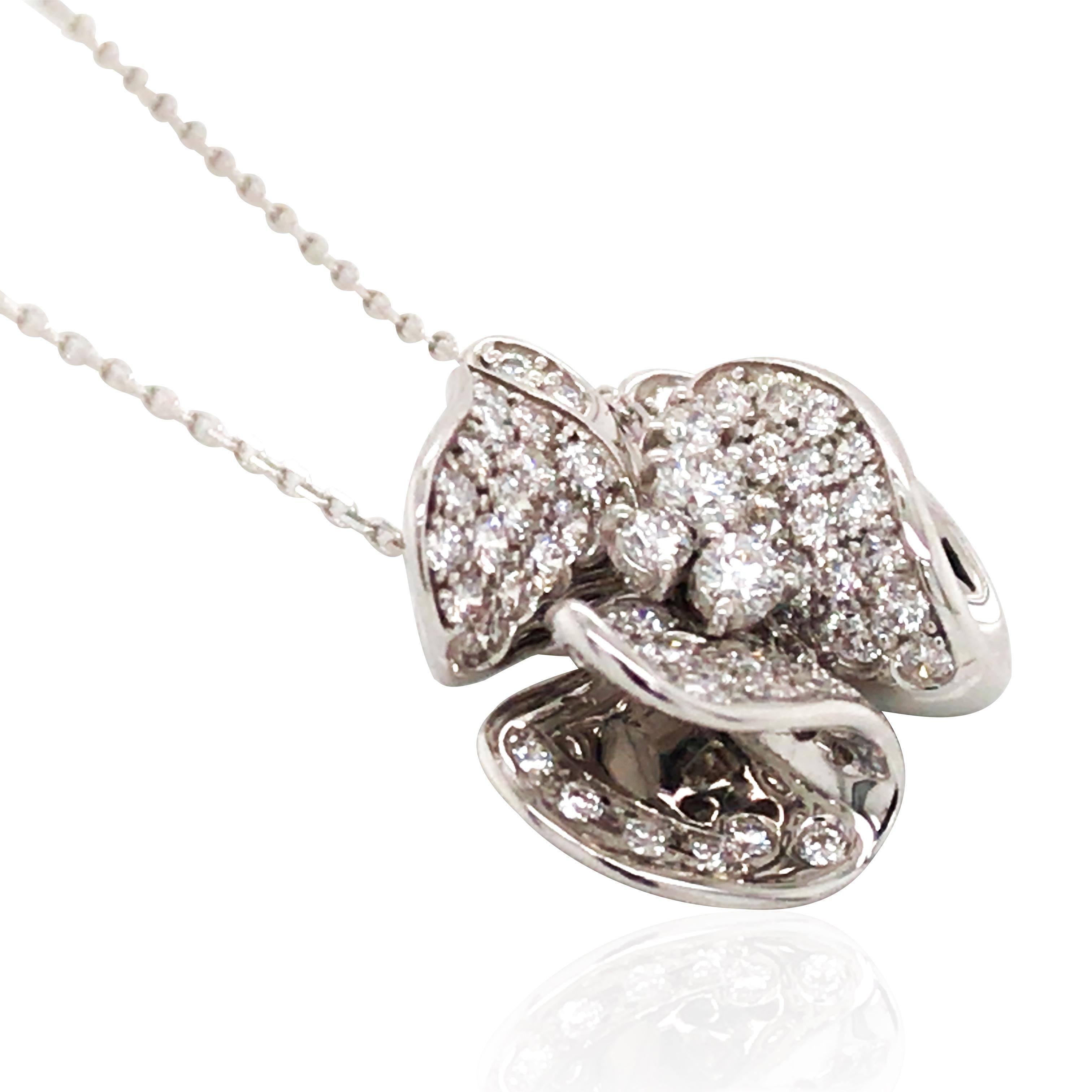 Ferri Firenze, Collana con diamanti in oro 18 carati In condizioni buone in vendita a New York, NY