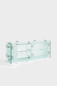 Ferric Glass Sideboard