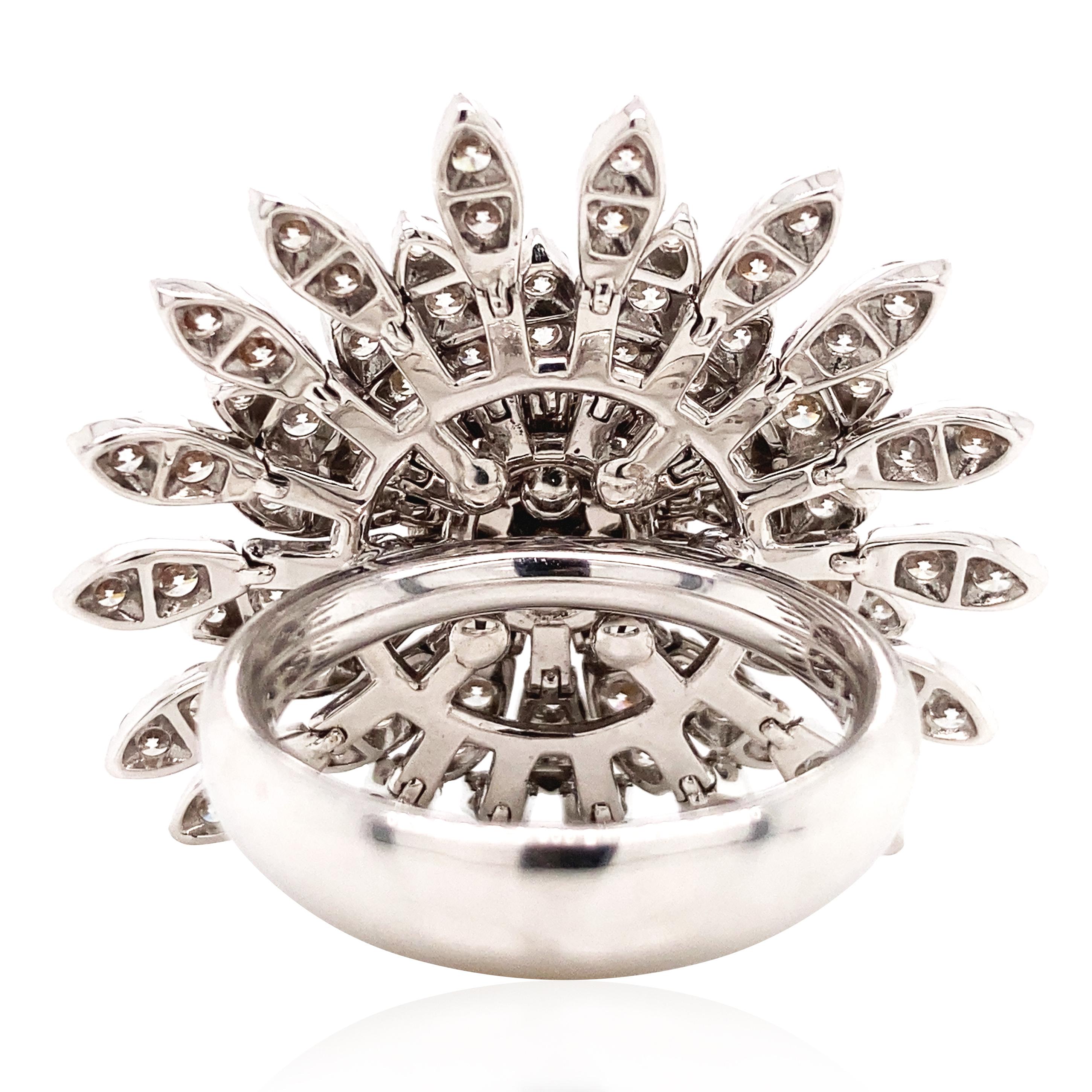 FerriFirenze, Diamantring aus 18 Karat im Zustand „Gut“ im Angebot in New York, NY