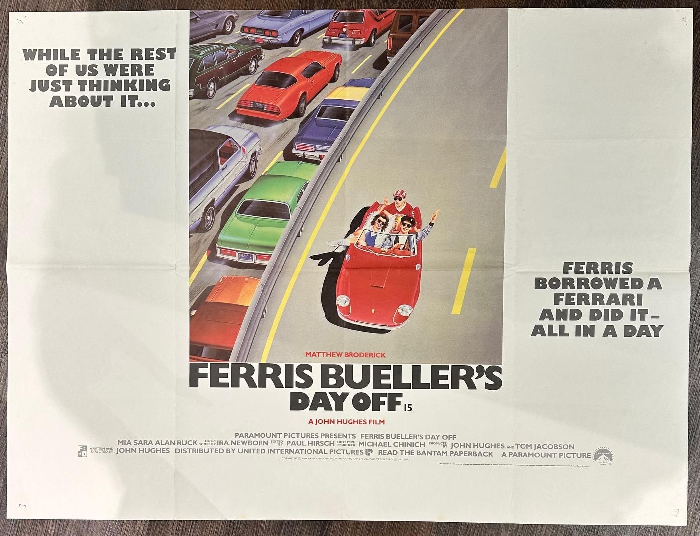 Ferris Bueller's Day Off (1986) im Zustand „Hervorragend“ im Angebot in London, GB