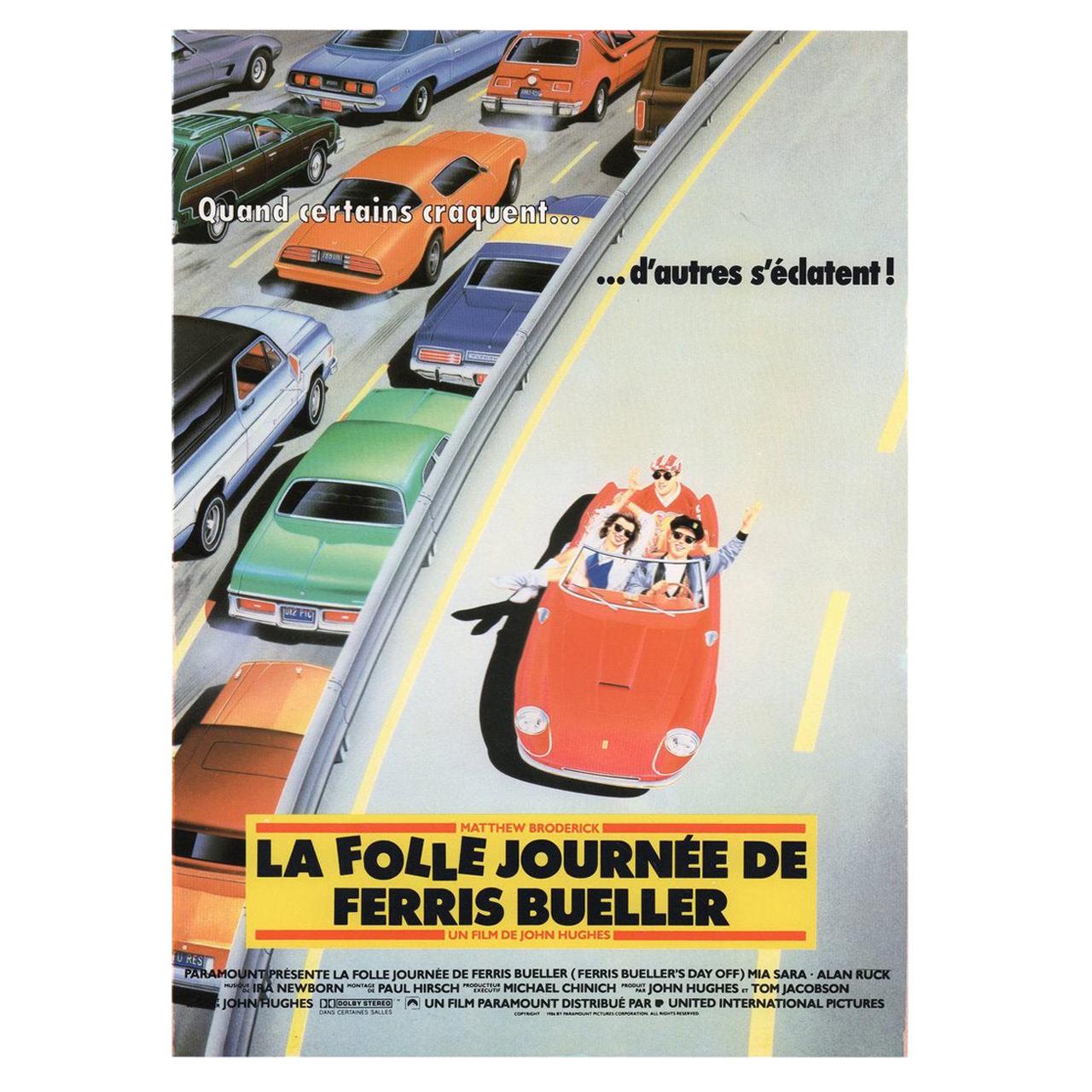 Ferris Bueller's Day Off 1986 French Press Sheet