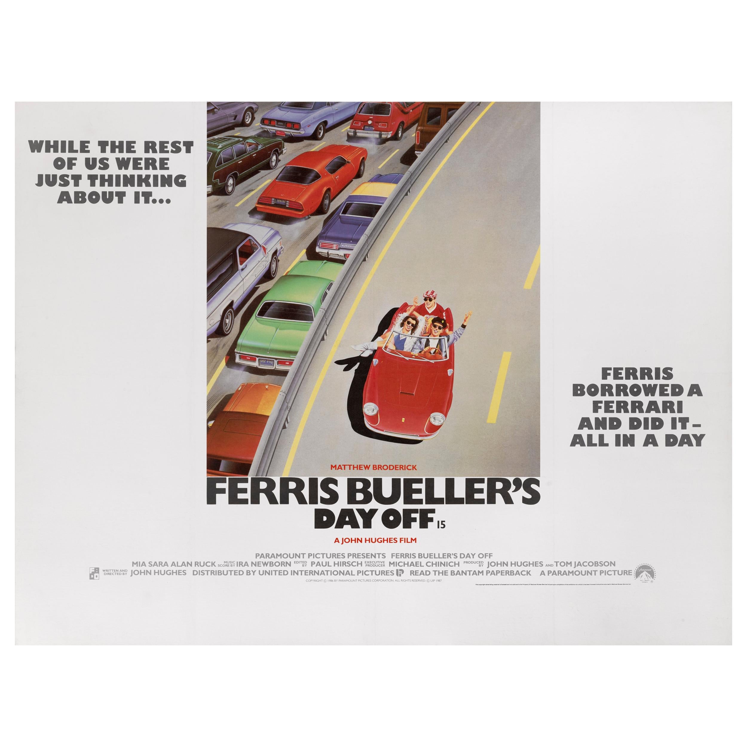 Ferris Bueller's Day Off For Sale