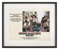 "Ferris Bueller's Day Off" Original British Lobby Card