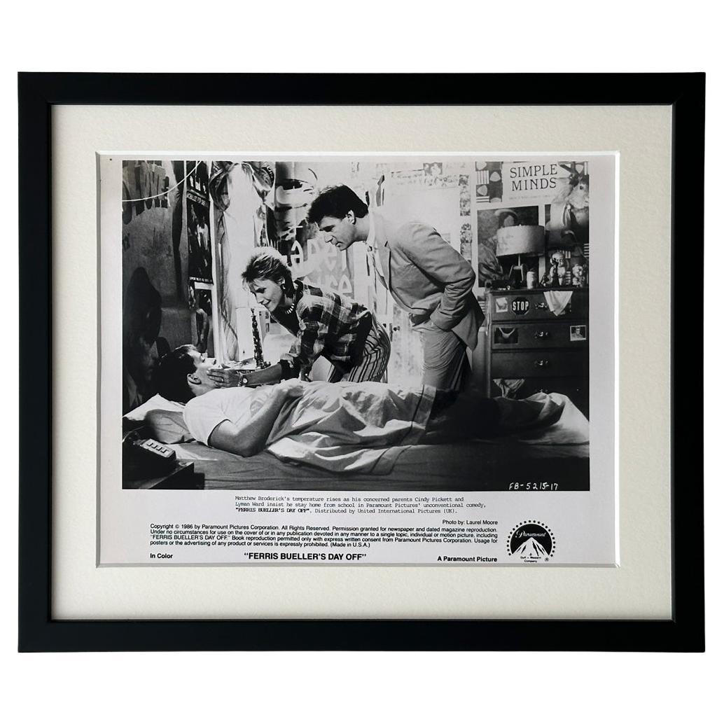 FERRIS BUELLER'S DAY OFF Publicity Film Still 1986 MATTHEW BRODERICK- FRAMED